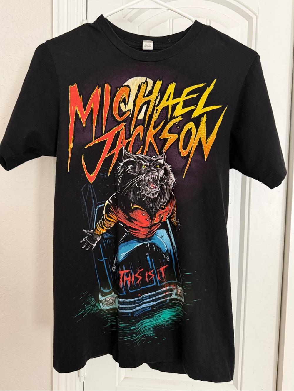 Vintage Unisex Michael Jackson This Is It Graphic Tee Tultex Size S